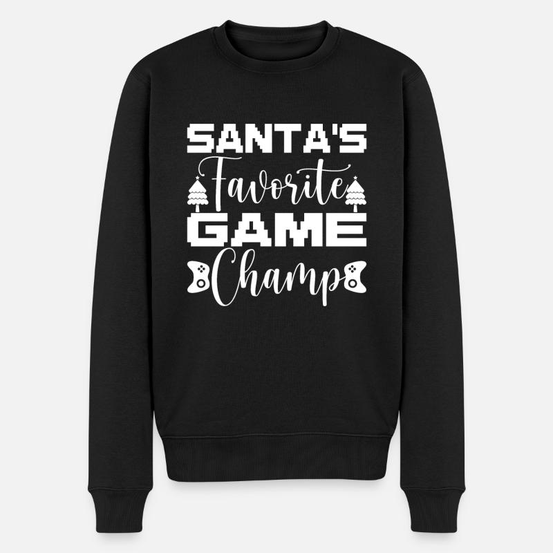 Le favori du Père Noël - Pull Premium bio Homme - noir
