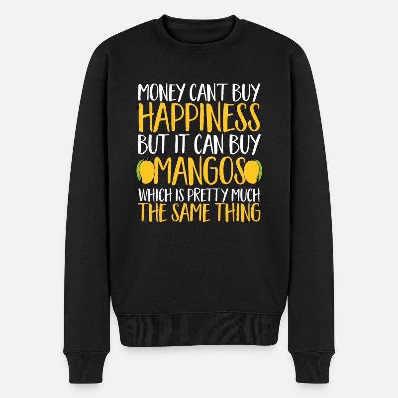 Mango Fruit Mango - Men's Premium Organic Jumper - black