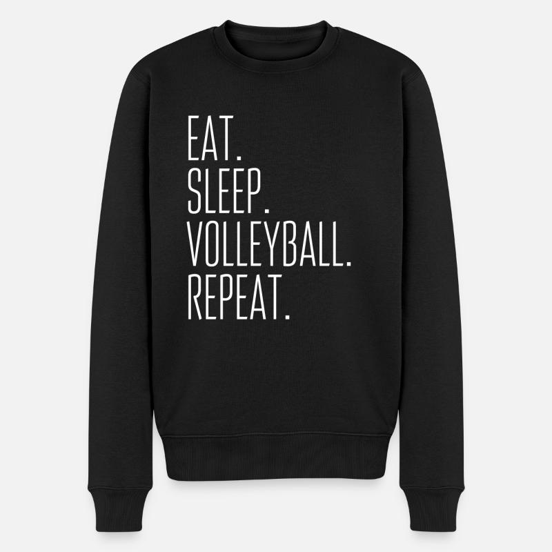 Volley-ball - Pull Premium bio Homme - noir