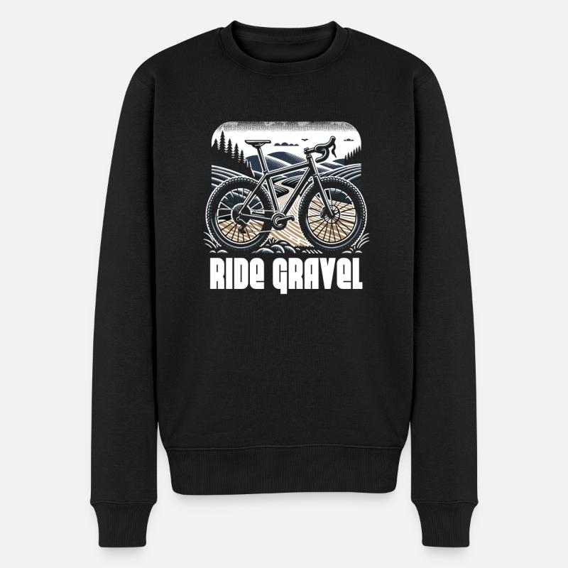 Roulez sur le gravier - Pull Premium bio Homme - noir