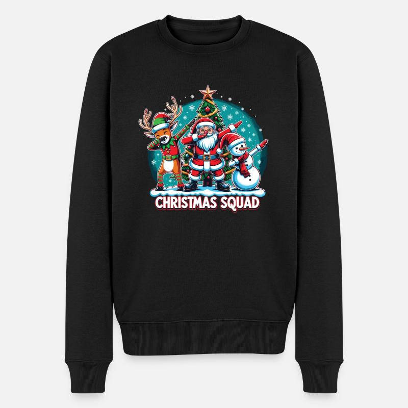 Escouade de Noël - Pull Premium bio Homme - noir