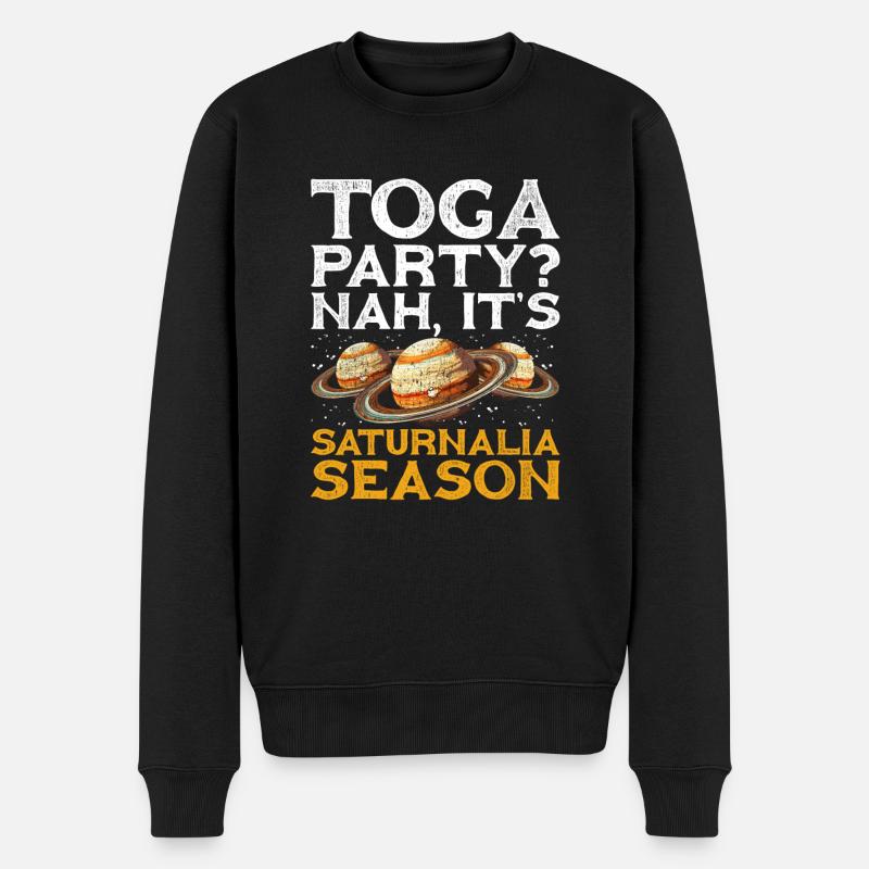 Saturnalien Saturnales Saison - Pull Premium bio Homme - noir