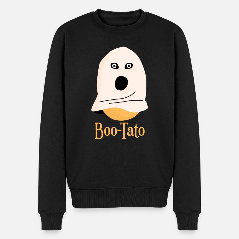 Pommes de terre Ghost Potatoes - Pull Premium bio Homme - noir
