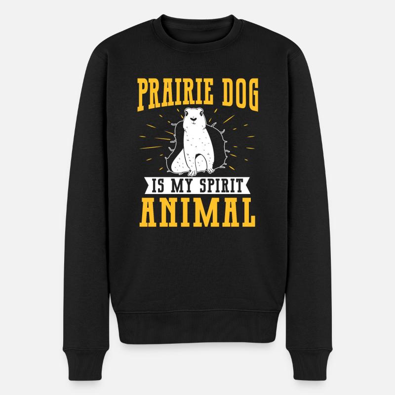 Chien de prairie - Pull Premium bio Homme - noir