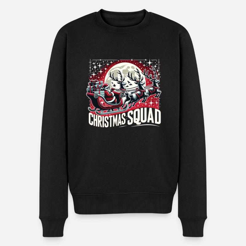 Escouade de Noël - Pull Premium bio Homme - noir