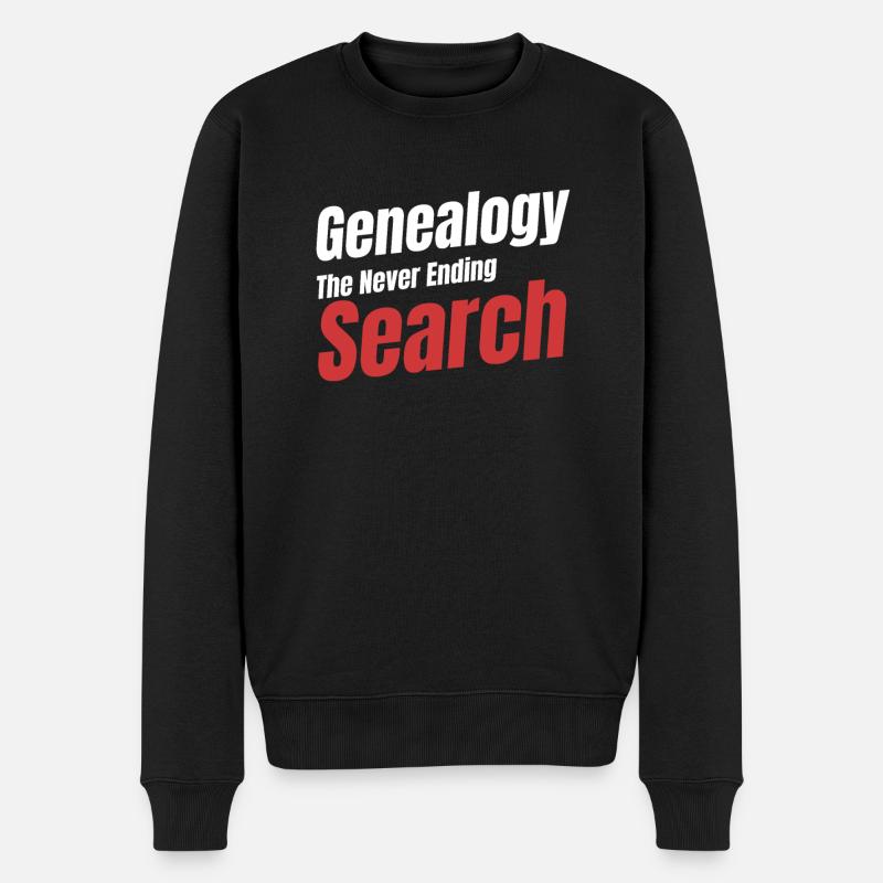 Généalogie : la recherche sans fin des historiens - Pull Premium bio Homme - noir