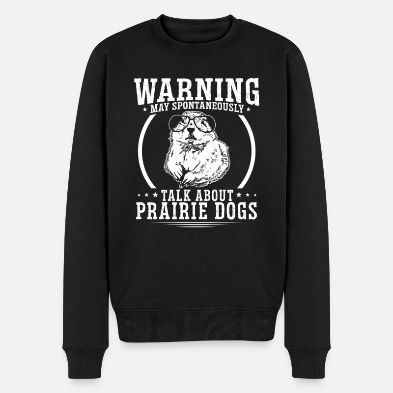 Chien de prairie - Pull Premium bio Homme - noir