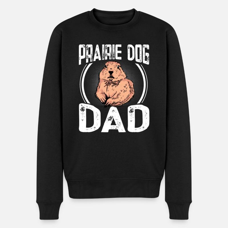 Chien de prairie - Pull Premium bio Homme - noir