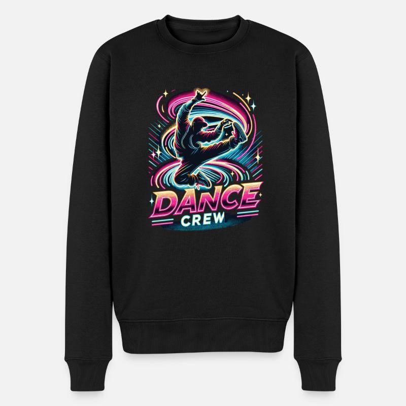 Breakdance Dance Crew - Männer Premium Bio Pullover - Schwarz