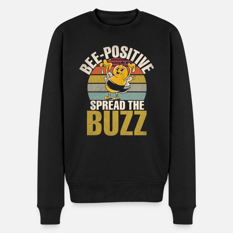 Cadeaux abeille - Pull Premium bio Homme - noir