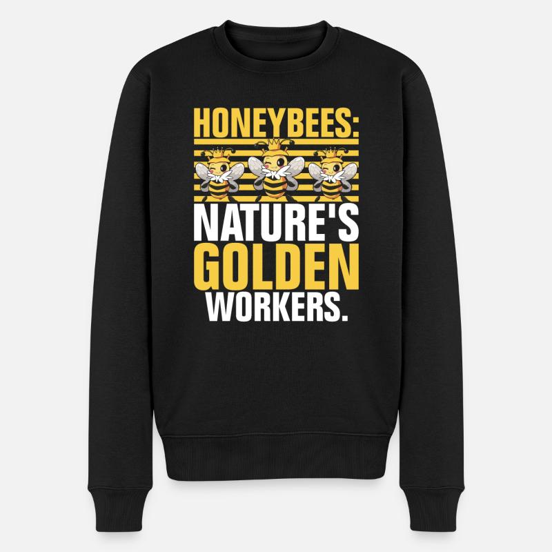 Cadeaux abeille - Pull Premium bio Homme - noir