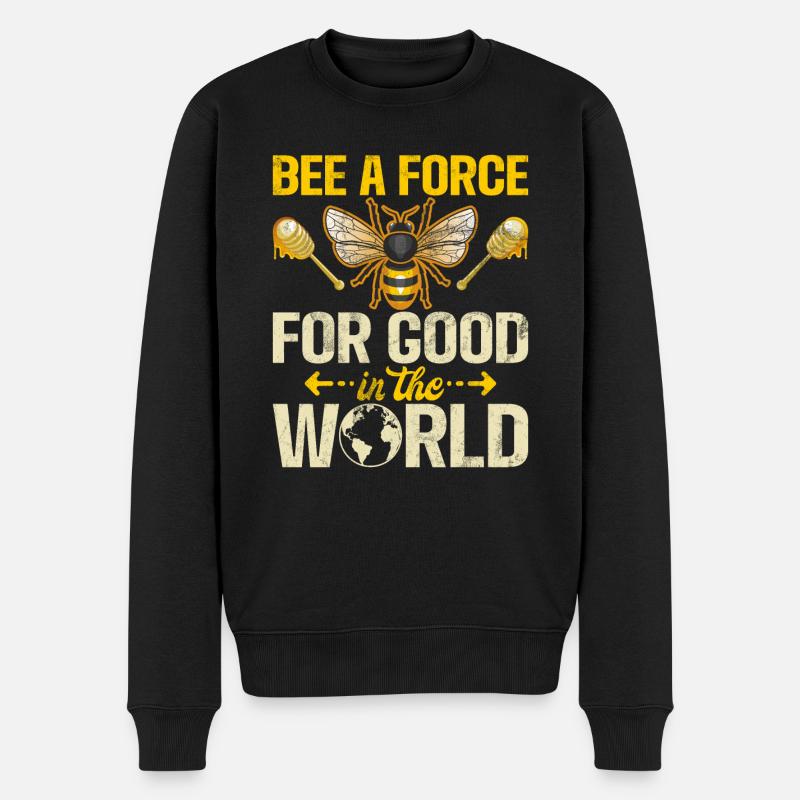 Cadeaux abeille - Pull Premium bio Homme - noir