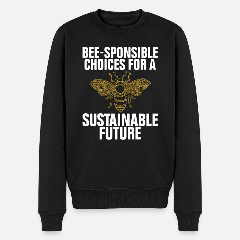 Cadeaux abeille - Pull Premium bio Homme - noir