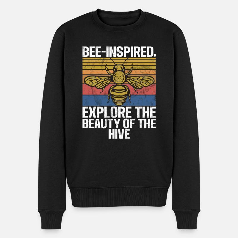 Cadeaux abeille - Pull Premium bio Homme - noir