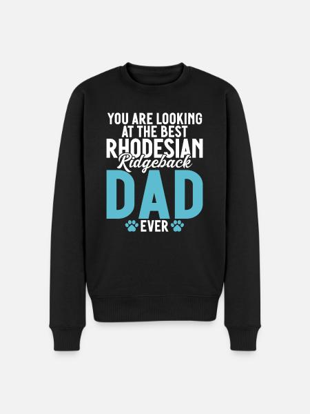 Rhodesian Ridgeback Gifts - Men's Premium Organic Jumper - black
