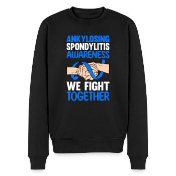Spondylarthrite ankylosante, spondylarthrite ankylosante - Pull Premium bio Homme - noir - Devant - Nico (187cm)