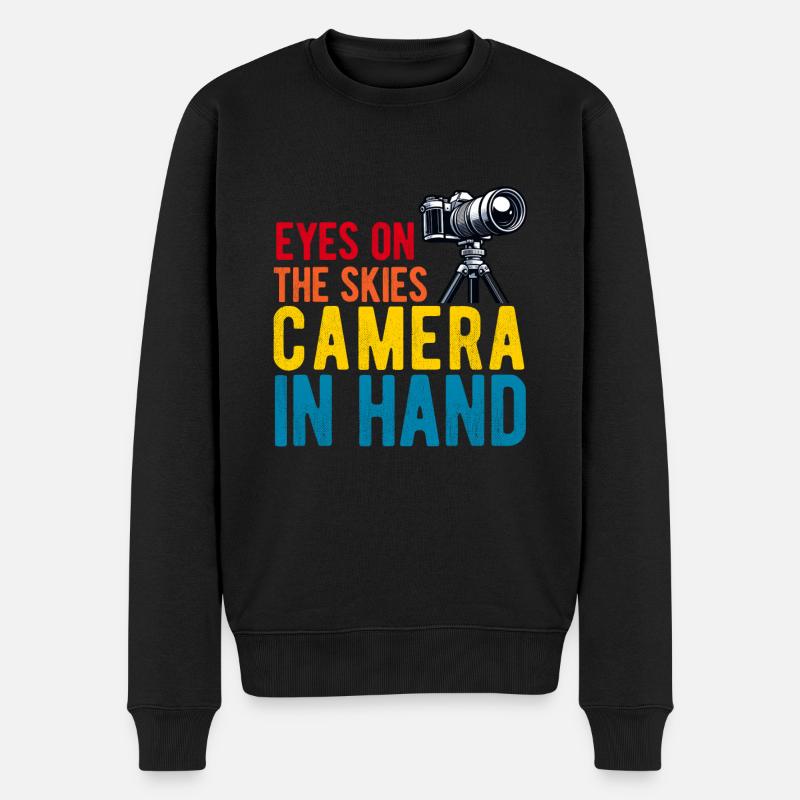 Astrophotographie Astrophotographe Astronomie - Pull Premium bio Homme - noir
