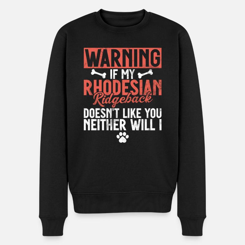 Cadeaux de Rhodesian Ridgeback - Pull Premium bio Homme - noir
