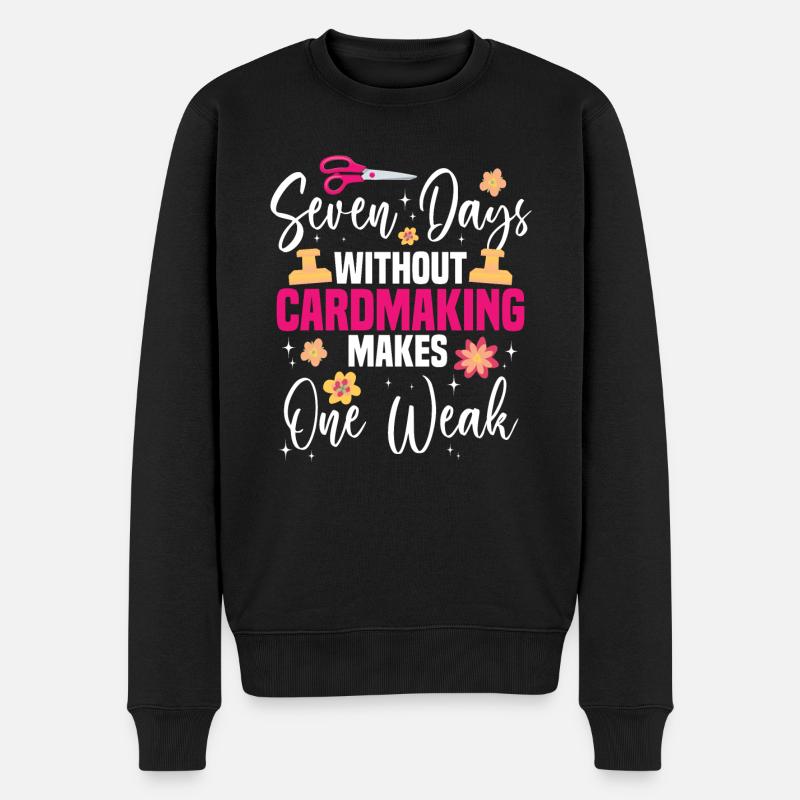 Cardmaker Scrapbooking-kartenherstellungssets Für - Männer Premium Bio Pullover - Schwarz