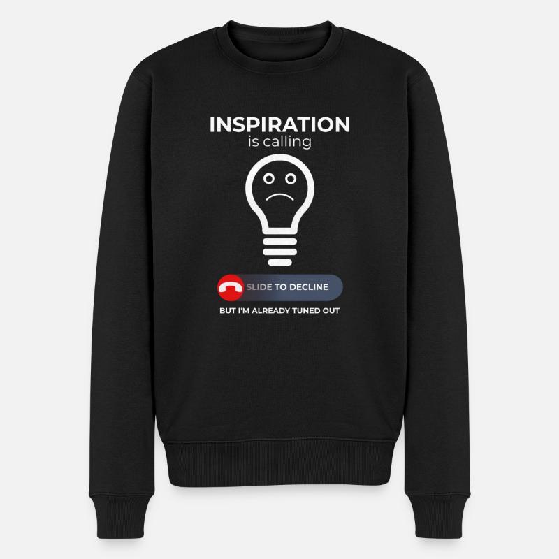Luttes créatives – Inspiration et humour - Pull Premium bio Homme - noir