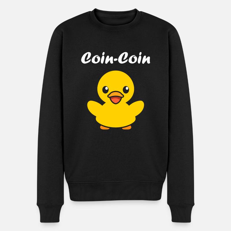 Petit canard - Pull Premium bio Homme - noir