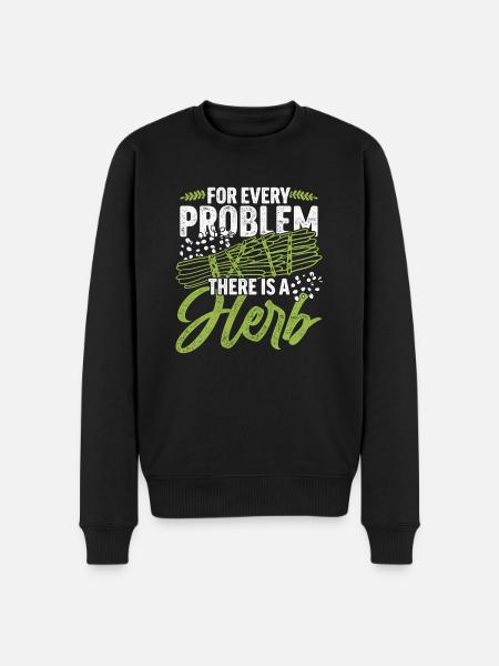 Smudging Wohnung Ausräuchern - Männer Premium Bio Pullover - Schwarz
