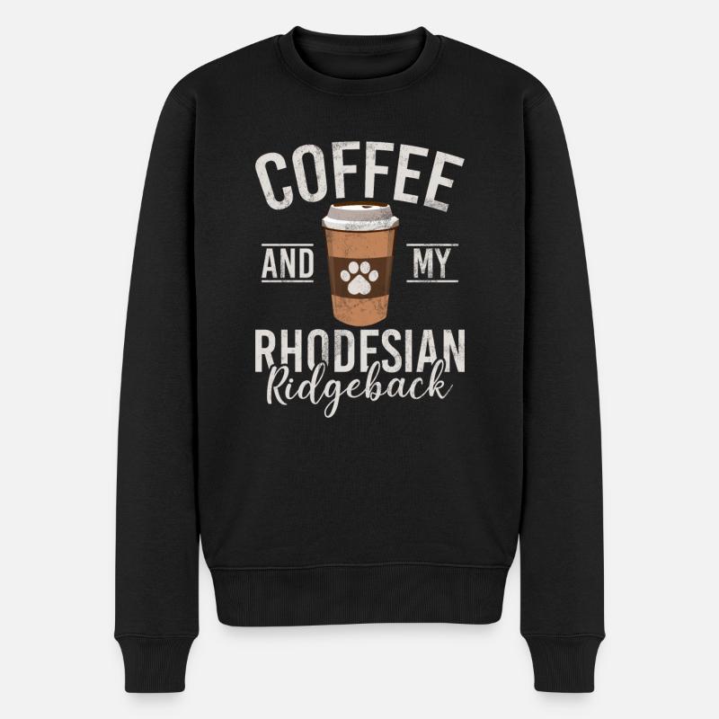 Cadeaux Rhodesian Ridgeback - Pull Premium bio Homme - noir