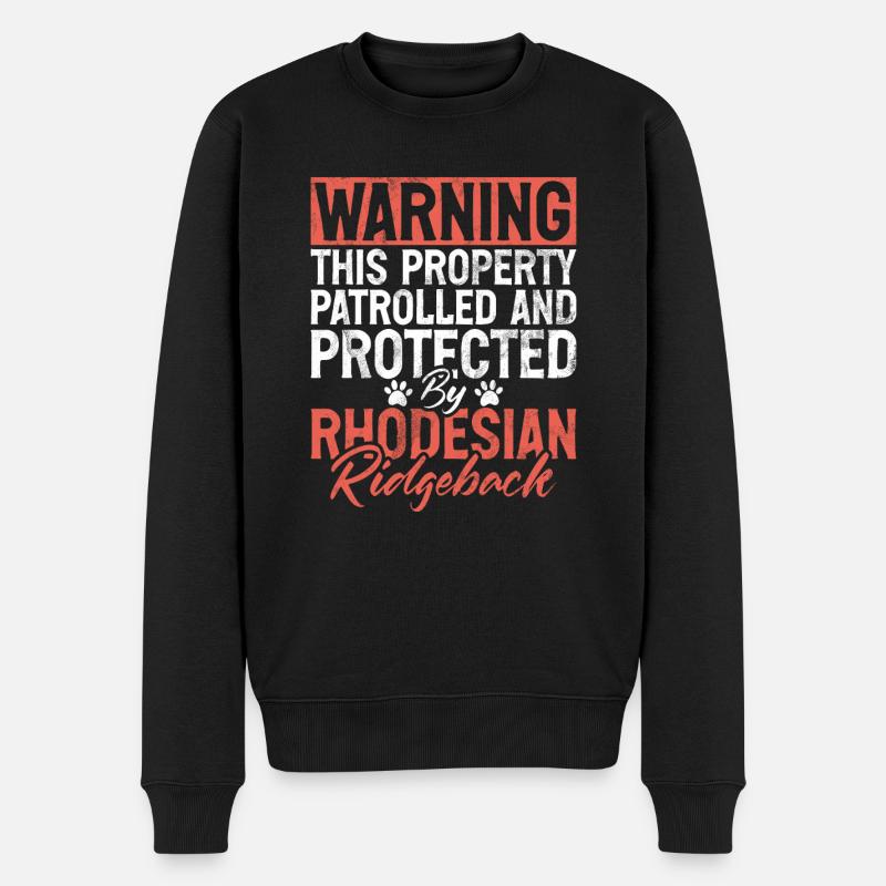 Cadeaux de Rhodesian Ridgeback - Pull Premium bio Homme - noir