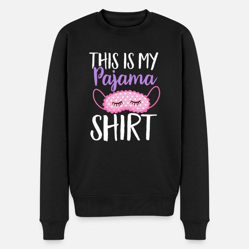 Soirée pyjama pyjama soirée pyjama - Pull Premium bio Homme - noir