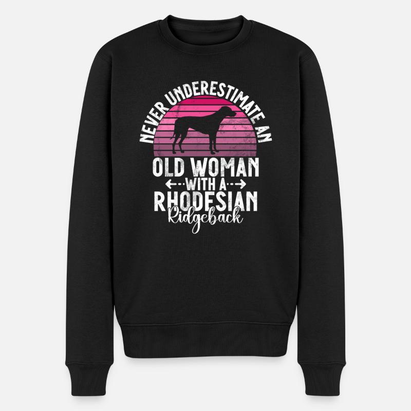Cadeaux de Rhodesian Ridgeback - Pull Premium bio Homme - noir