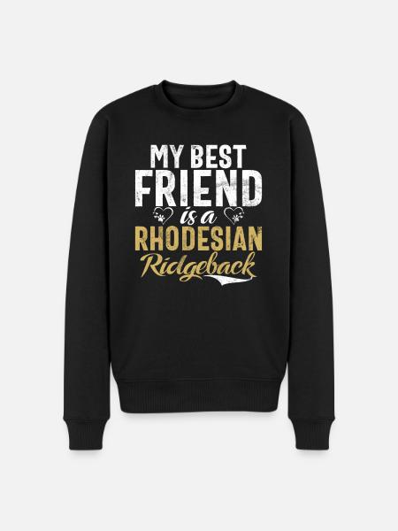 Rhodesian Ridgeback Gifts - Men's Premium Organic Jumper - black