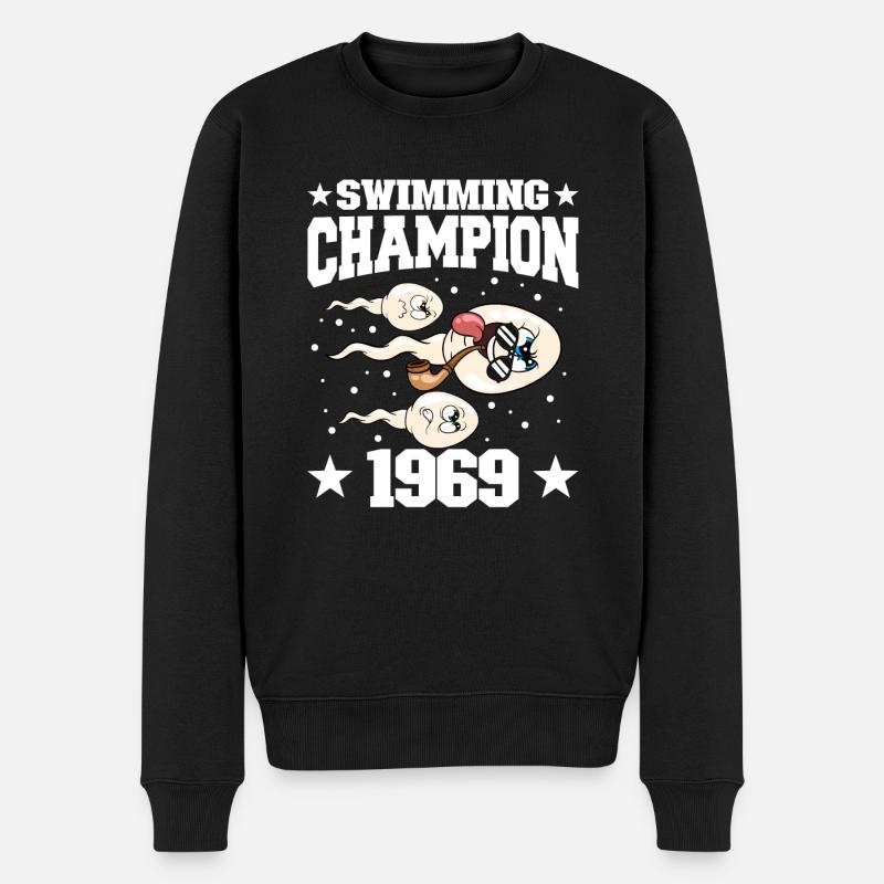 1969 Anniversaire 55 ans - Pull Premium bio Homme - noir