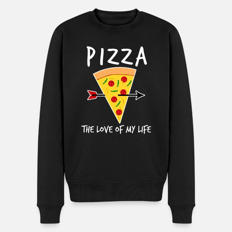 Pizza Pizzaria Restaurant - Pull Premium bio Homme - noir