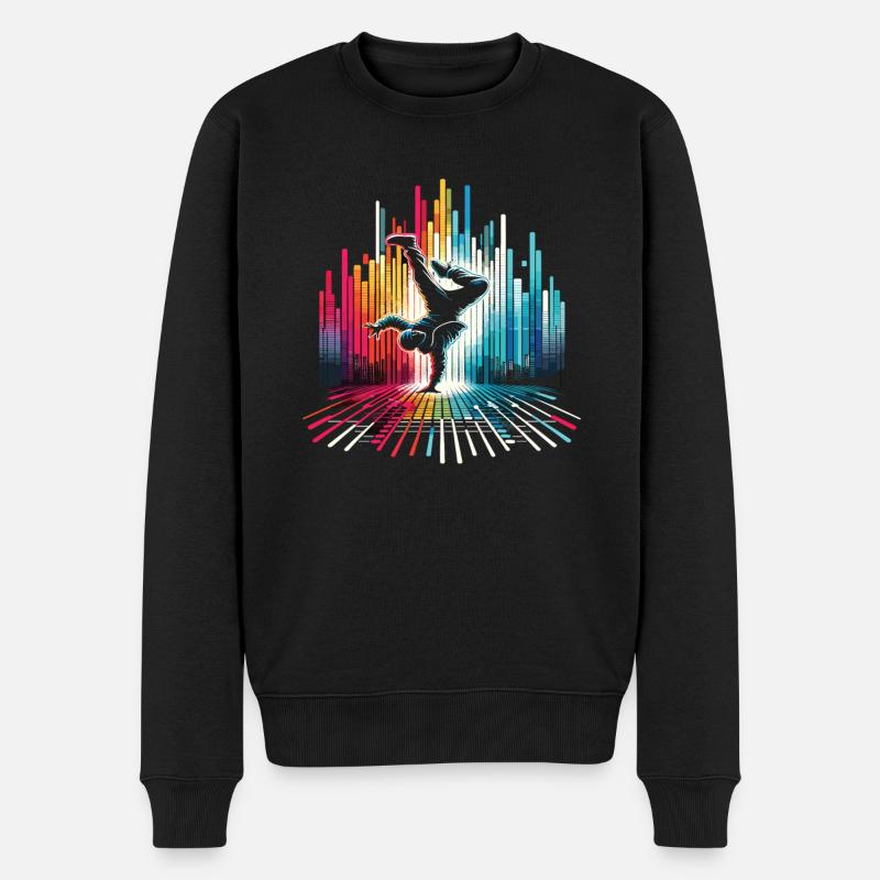Breakdance Breakdancer Breakdance Kinder - Männer Premium Bio Pullover - Schwarz