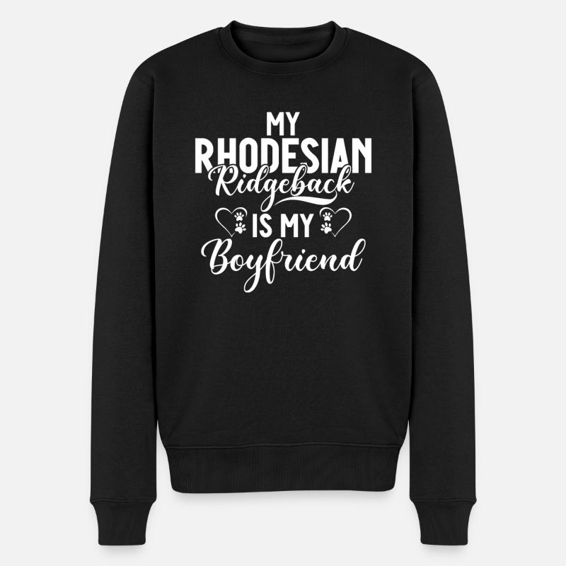Cadeaux Rhodesian Ridgeback - Pull Premium bio Homme - noir