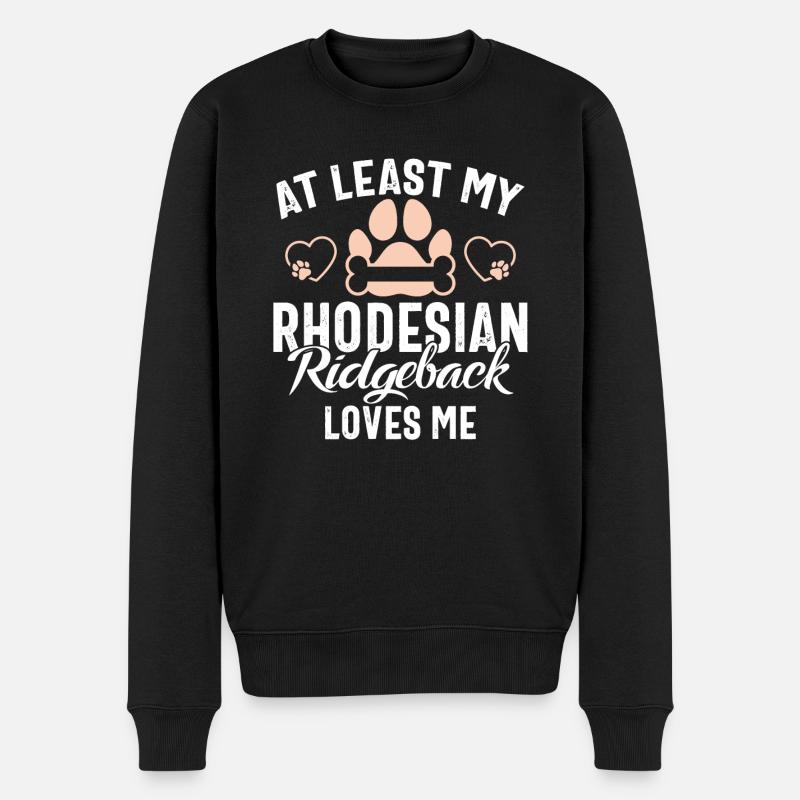 Cadeaux Rhodesian Ridgeback - Pull Premium bio Homme - noir
