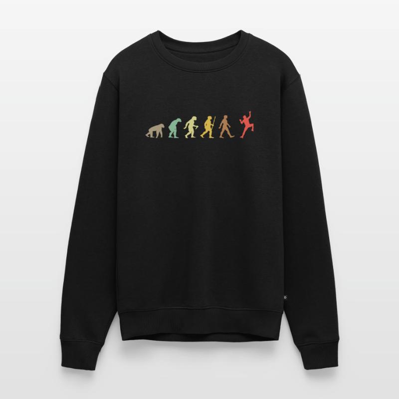 Klettern Retro Klettern Evolution Climber Männer Premium Bio Pullover