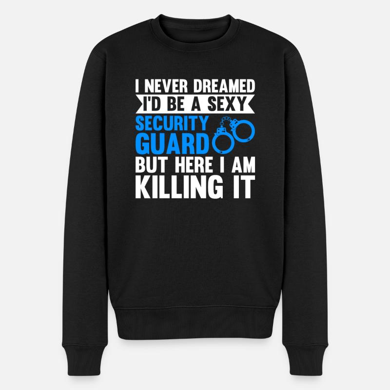 Security Clothing Security Accessories - Men's Premium Organic Jumper - black