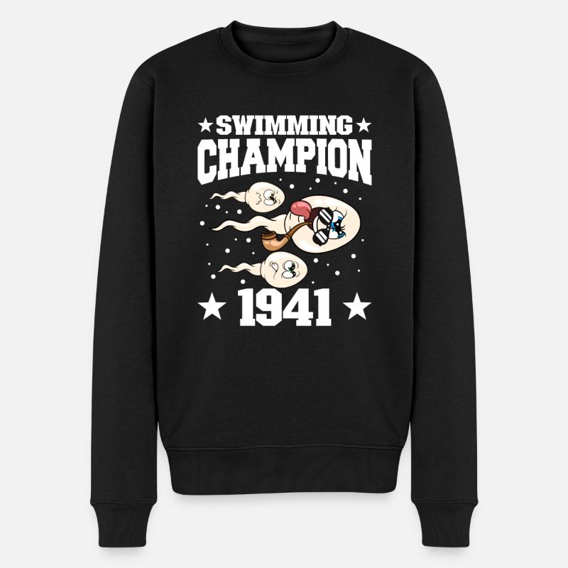 1941 Anniversaire 83 ans - Pull Premium bio Homme - noir