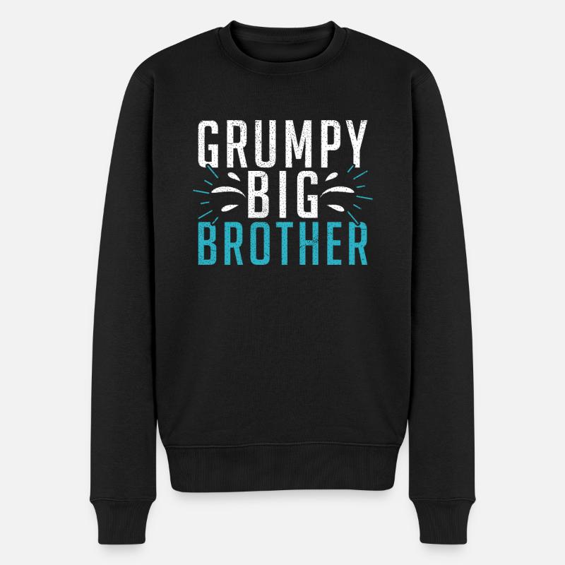 Big Brother Gift - Männer Premium Bio Pullover - Schwarz