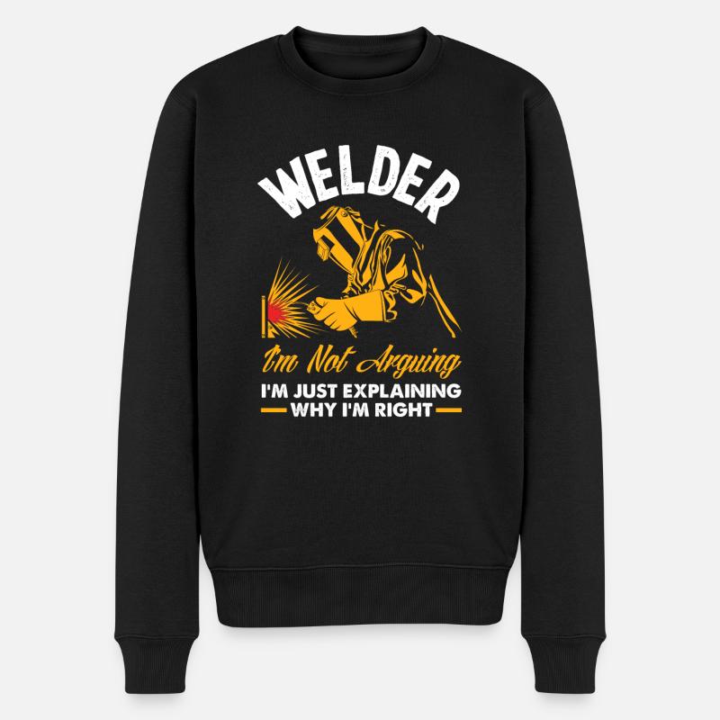 Cadeau de soudeur drôle - Pull Premium bio Homme - noir