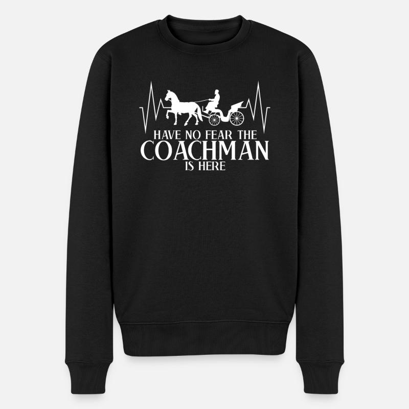 Cocher de calèche - Pull Premium bio Homme - noir