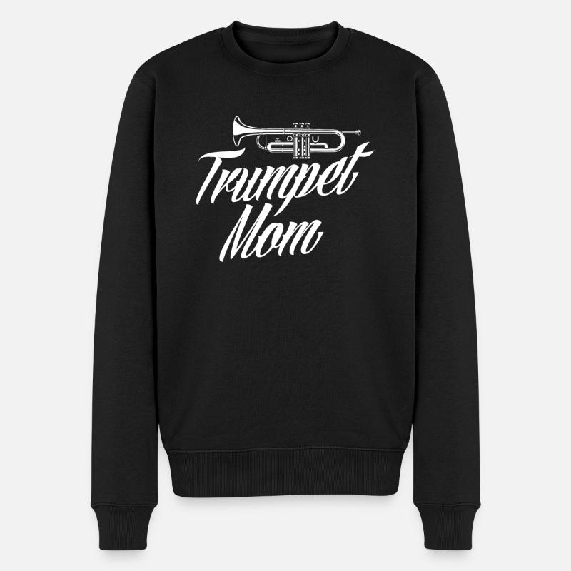 Trompete Trompeter Trompeten Spieler - Männer Premium Bio Pullover - Schwarz