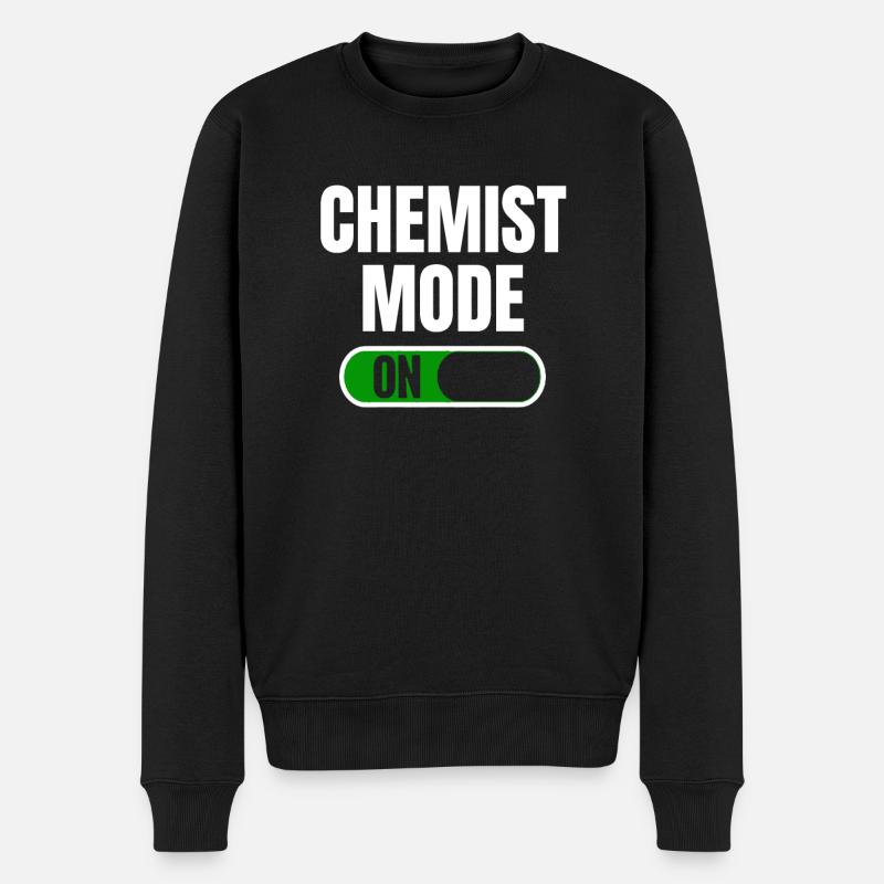 Chemiker-modus Für Teilchenphysik Theoretische - Männer Premium Bio Pullover - Schwarz