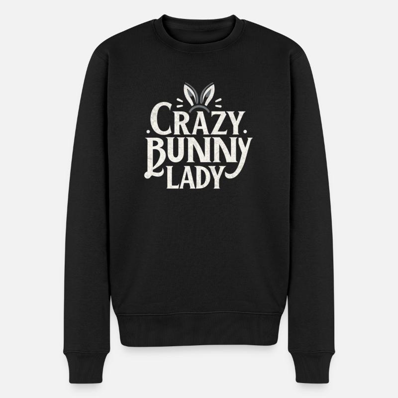 Folle Bunny Lady - Pull Premium bio Homme - noir