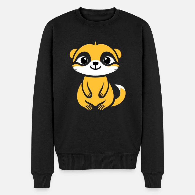 Humour petit suricate - Pull Premium bio Homme - noir