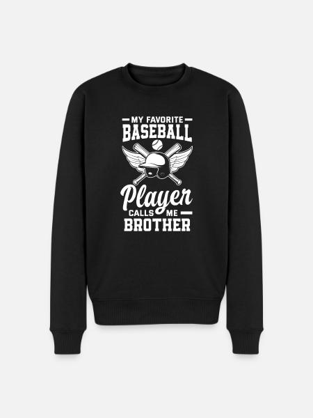 Funny Baseball - Men's Premium Organic Jumper - black