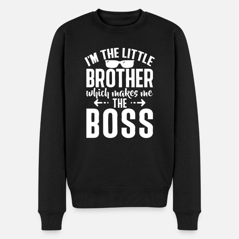 Cadeaux de frère - Pull Premium bio Homme - noir