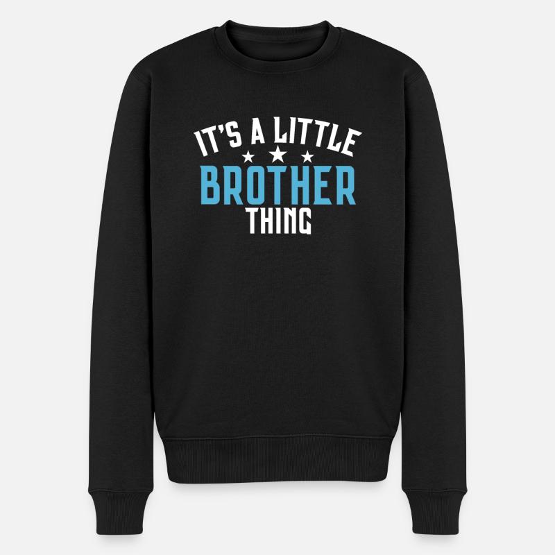 Cadeaux de frère - Pull Premium bio Homme - noir