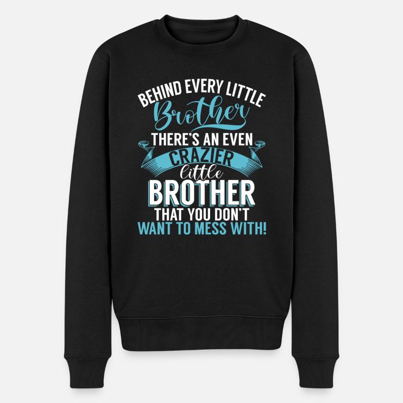 Brother Gifts - Männer Premium Bio Pullover - Schwarz